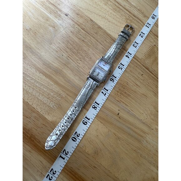 Michele Art Deco Watch  .68 Ct Diamond Vintage Inspired Luxury, Old Money, Dual - Picture 4 of 16